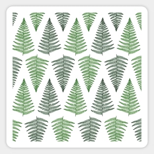 Geometric Fern Pattern Magnet